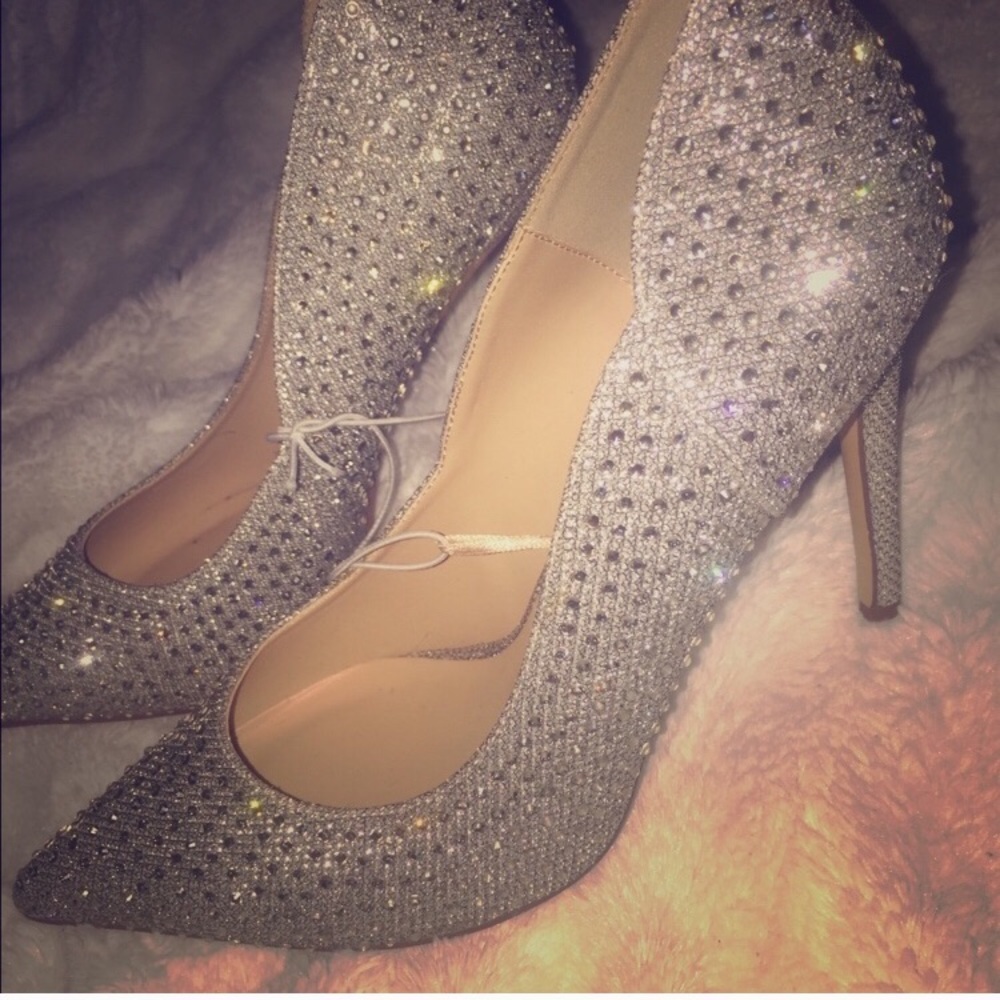 Steve Madden Swarovski crystal heels